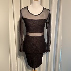 Forever 21 black dressy dress. Perfect for home coming!